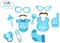 Baby Photo Booth Props – Gender Reveal & Baby Shower Party Decorations